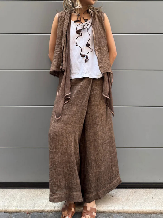 Agatha™– Elegantit Leveälahkeiset Housut