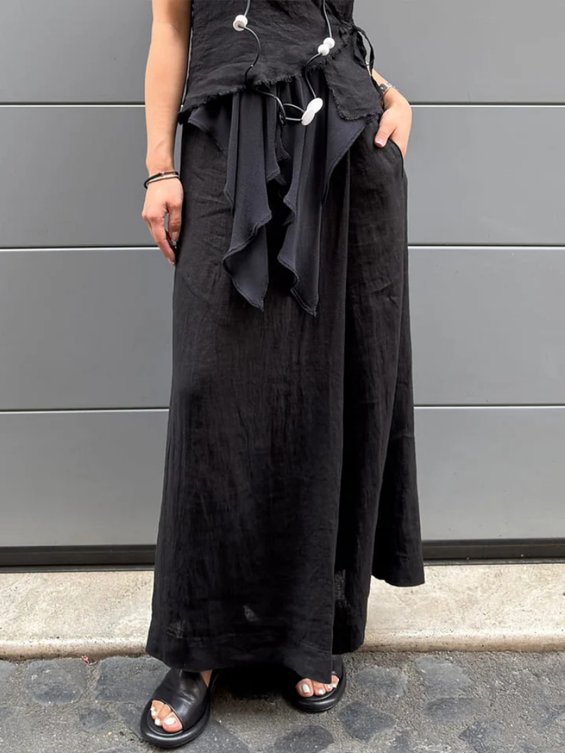 Agatha™– Elegantit Leveälahkeiset Housut