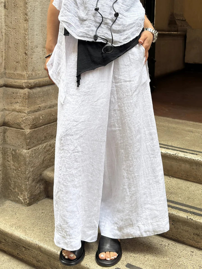 Agatha™– Elegantit Leveälahkeiset Housut